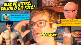 ALEX DE NITEROI E GIL CHARLES XAVIER INVADIRAM A LIVE! GIL ENLOUQUECEU!