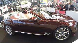 BENTLEY CONTINENTAL GTC 2019 NEW rétromobile 2019