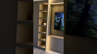 Luxury Tv Unit Design | Living Room Tv Unit Design #shorts