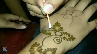 Simple Mehendi Design For Beginners||