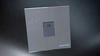 Gang Switch Socket - Silver Line Gang Switch Socket Series of Super Star Brand