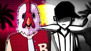 Jacket vs The Batter. Snakebite Rap Battles (Hotline Miami vs OFF)