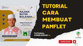 Tutorial Cara Membuat Pamflet Pengajian | Corel DRAW