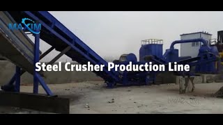 Scrap Metal Scrap Iron Crusher Playing Machine