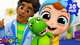 I Love My Dino! 😍 | Little Angel 😇 | Kids Learn! | Nursery Rhymes | Sing Along