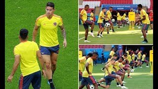 Colombia make final plans for vital World Cup clash with Poland and Rodriguez looks set to