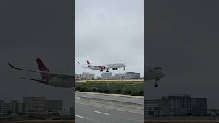 Virgin Atlantic Airbus A350-1000 landing at LAX