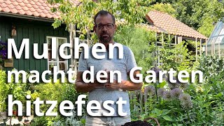 Mulchen macht deinen Garten fit für die Hitze