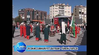 29 Ekim Cumhuriyet Bayramı Töreni Cacabey Meydanında Yapıldı