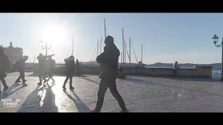 video backstage pubblicità snelife porto di Pozzuoli