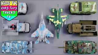 Learn Types of Military Vehicle Toys for Kids + More Fun Videos