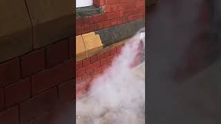 Super Heated Steam Cleaning a Wall! 🔥🔥🔥🔥🔥