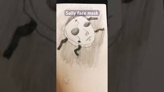 Sally face mask #art #drawing #artandcraft #sketch #artdrawing #artist #doodleart #sallyface #sally