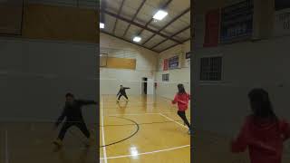 #shorts Lovely badminton rally won by 10yrs Mei Linh vs Dad