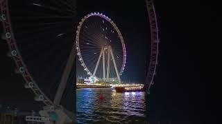 Dubai marina cruise JBR blue water💦💦 #dubai #uae #trendingshorts #viralshorts