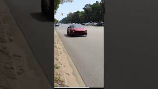 10r80 MUSTANG GT POPS N GURGLES LEAVING CAR SHOW IN MYRTLE BEACH  #mustangweek 🔥🔊🐎