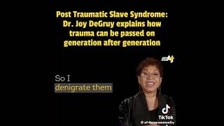 Post Traumatic Slave Syndrome