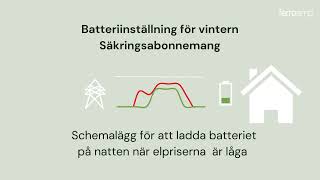 Batteriinställningar för vintern: Säkringsabonnemang