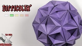 [ORIGAMI ITA] Kusudama "Starsea" (Tomoko Fuse) || Decorazioni