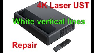 Xiaomi 4K UST Laser Projector Repair (vertical white lines)