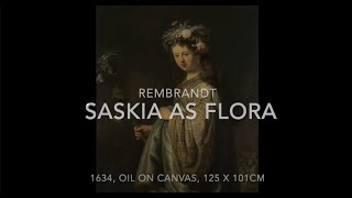 Saskia as Flora, by Rembrandt