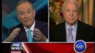 McCain and Bill O'Reilly on White power