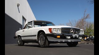 1989 Mercedes 560 SL Walk Around