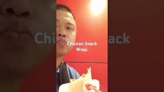 Andy Balala Makan Chicken Snack Wrap. #food #shortsvideo