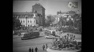 Харьков. Городским трамваем в 1970 году