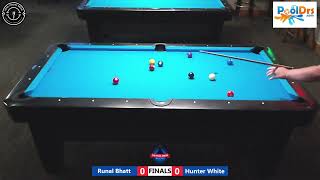 Runal Bhatt vs Hunter White - 8 Ball Tournament - FINALS - 7/13/24