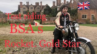 BSA Rocket Gold Star review .  Britain’s most beautiful Motorcycle?