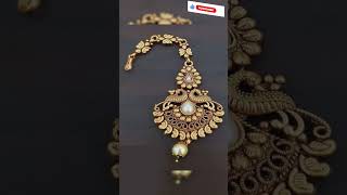 Trendy jwellery #fashion #jwellery #mangtikka #shortvideo