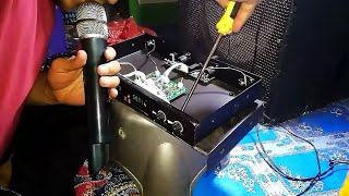 cara memperbaiki mic wireless kecil sebelah