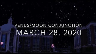 Piedmont Skies: Venus/Moon Conjunction (3/28/2020)