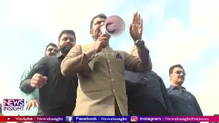 Protest in Bahria Town Karachi against blackmailing| Traders and Builders