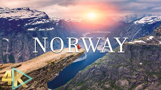 FLYING OVER NORWAY (4K UHD) – расслабляющая музыка и красивые видеоролики о природе – 4K видео HD