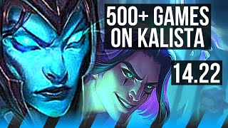 KALISTA vs TALON (MID) | 500+ games | BR Grandmaster | 14.22