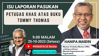 ISU LAPORAN PASUKAN PETUGAS KHAS ATAS BUKU TOMMY THOMAS