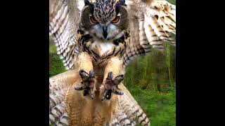 close view of owl | #shorts #owl #birds #beauity  #nature #feelrelax #yabaratv