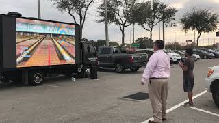 Mobile advertising Billboard   Wii having fun led truck 813 727 4111