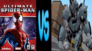 Ultimate Spiderman de regreso spiderman vs rhyno