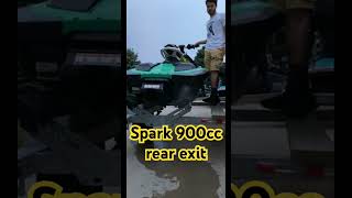 Sea-Doo spark rear exit #seadoo #seadoospark #jetskis #rearexitexhaust #exhaustclip #exhaust