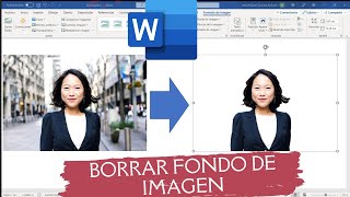 Cómo quitar el fondo de una imagen en Word y recortar imágenes