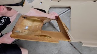 How to INSTALL a New VW JETTA Roof Lining ( A5 Mk5 Mk6 )