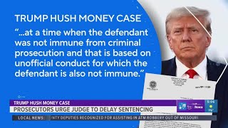 Prosecutors urge judge to delay Trump hush money case sentencing