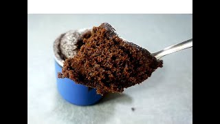 1 Minute Cake In Microwave || 1 Minute Chocolate Cake Recipe || 1 Minute Microwave Mug Cake