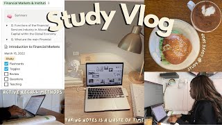 STUDY VLOG | I don't take notes + 6 hour productive study day