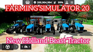 Farming Simulator 20 New Holland Tractor Mod| Fs 20 New Mods #47 #farminggames #fsskills #fs20