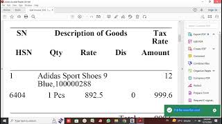 Footwear Store & Shoes Shop Mini POS Billing Software, Point-of-Sales GST billing Software Easy Bill