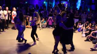 Teachers Battle - Two ladies on leader at 3rd Cyprus International Zouk'n'Holidays Congress